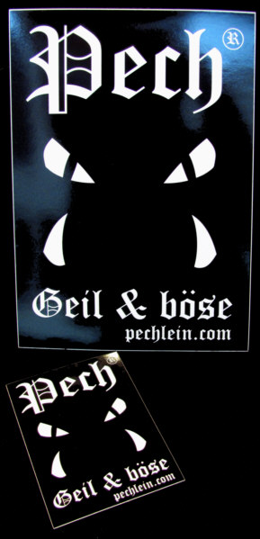 Pech "Geil & böse" Outdoor Aufkleber